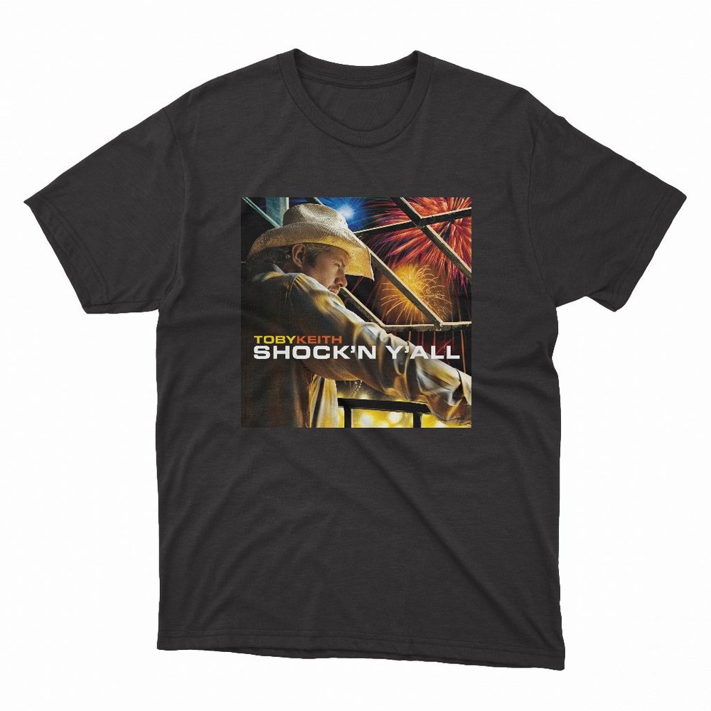 Toby Keith Shock'n Y'all Black T-Shirt